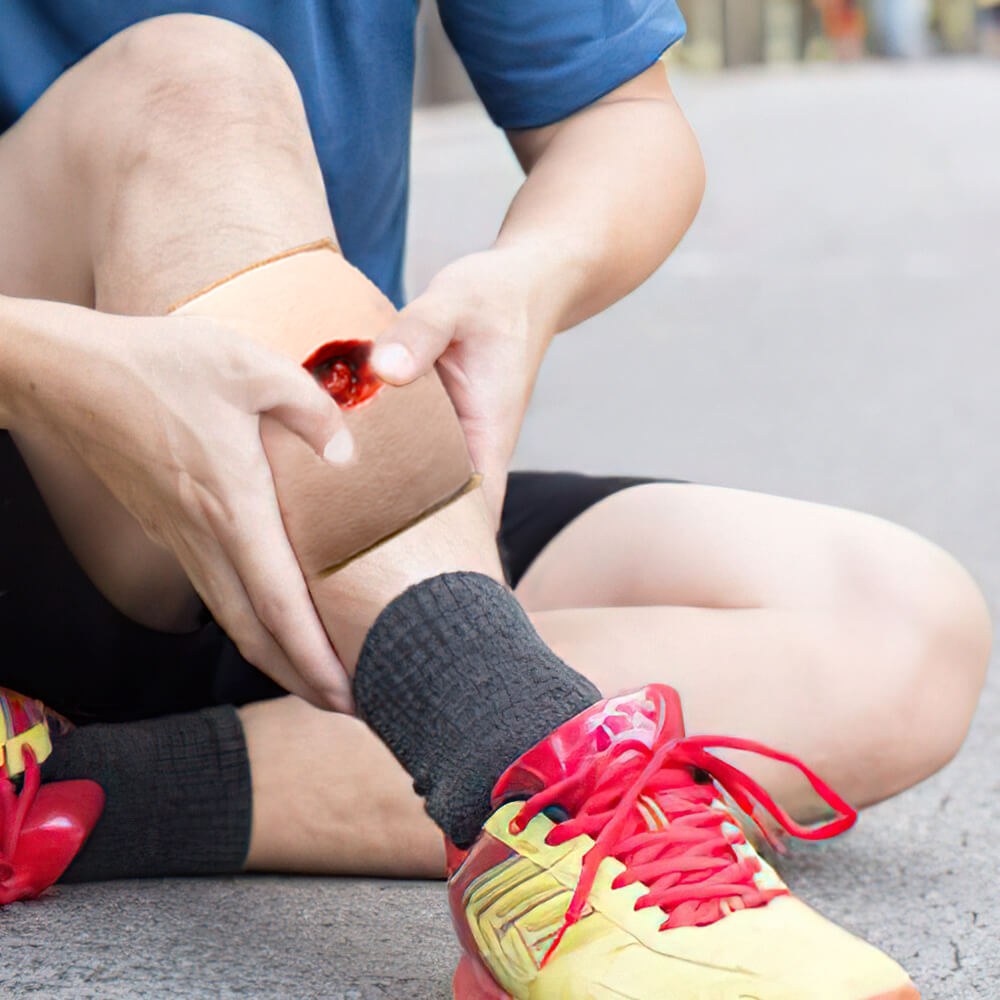 wearable haemostatic wound packing trainer