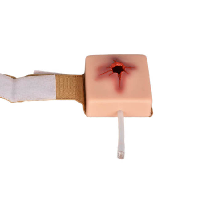 Wearable Gunshot Wound Moulage