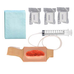 Wearable Thigh Laceration Wound Packing Trainer Kit