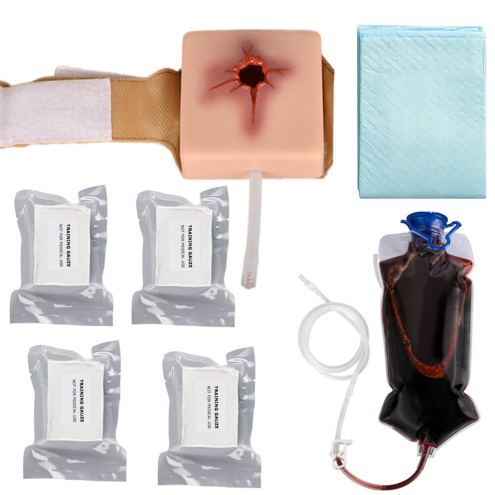 Wearable Gunshot Wound Moulage Training Kit