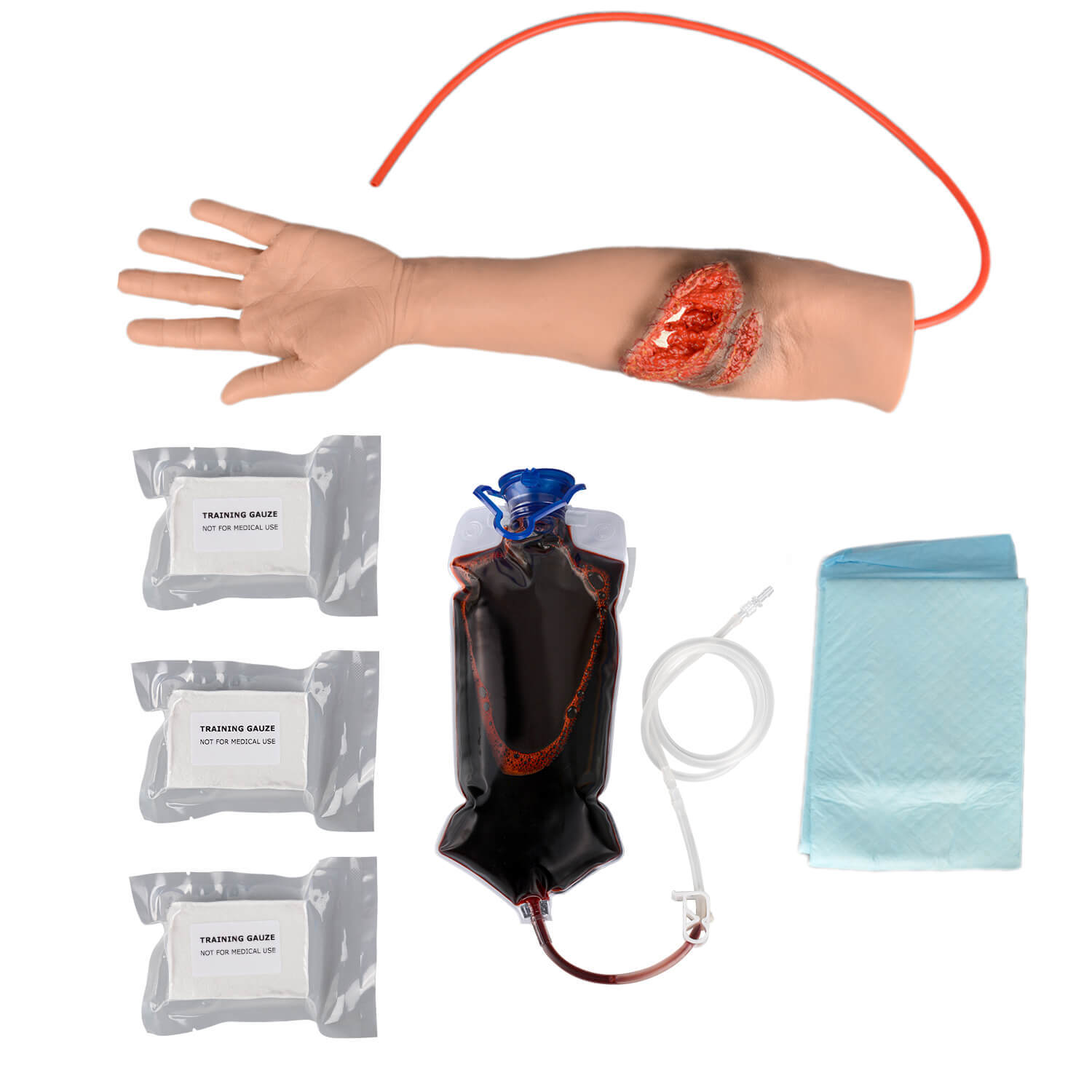 Trauma Arm with Bleeding Laceration Wound