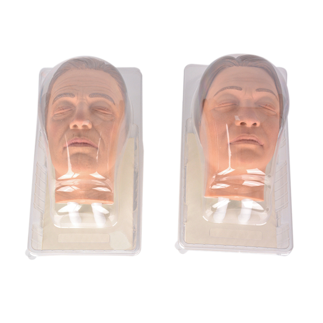 silicone facial injection manikin