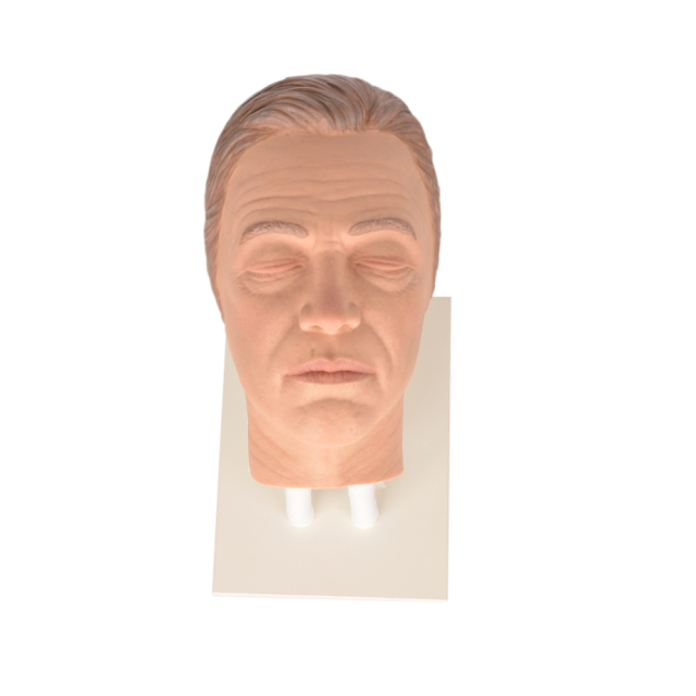 silicone facial injection manikin male