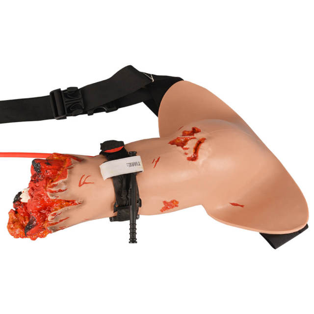 Amputated Arm Wound Packing & Tourniquet Trainer, Wearable Design
