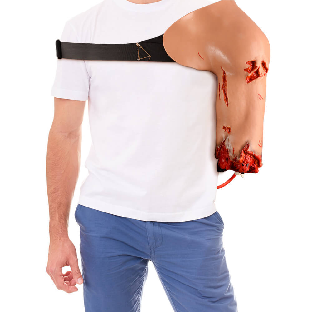 Amputated Arm Wound Packing & Tourniquet Trainer, Wearable Design