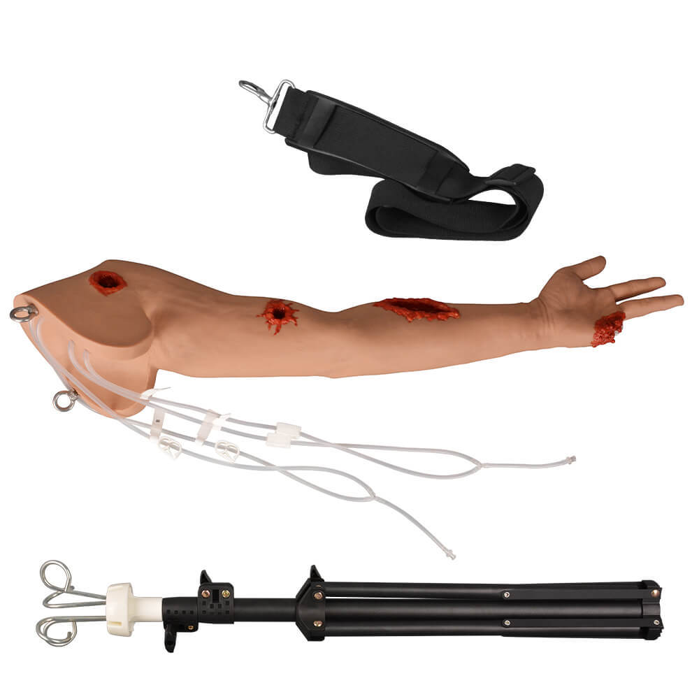 Wearable Multi-Wound Hemorrhage Control Arm Simulator