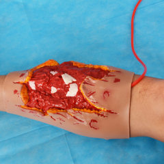 Explosive Wound Care Leg Simulator  for Medical Training