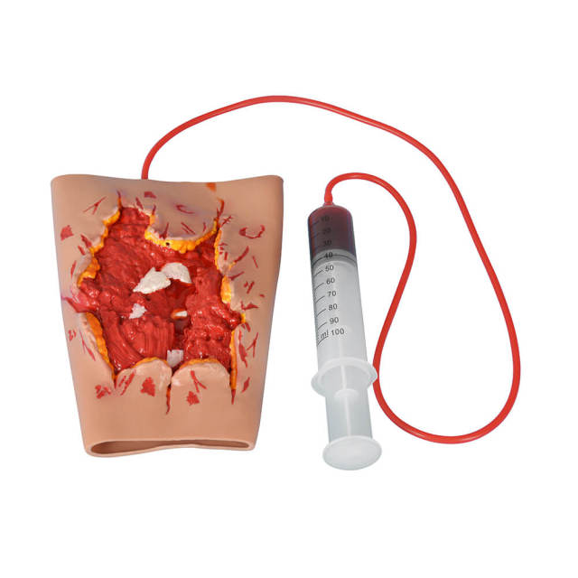 Blast wound packing trainer