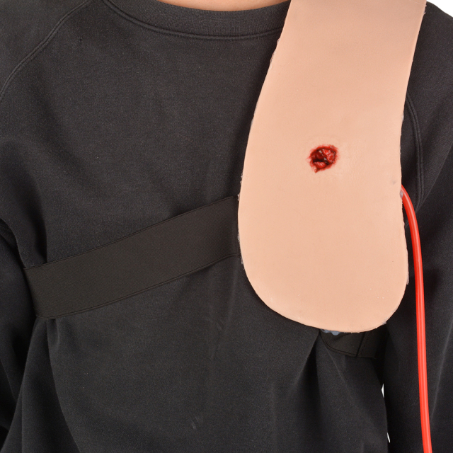 Wearable Chest Bullet Wound Model