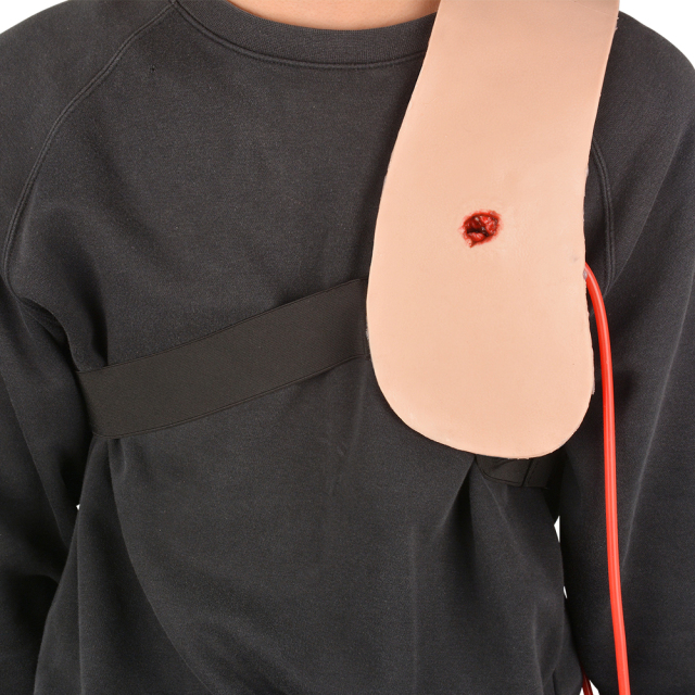 Wearable Chest Bullet Wound Model