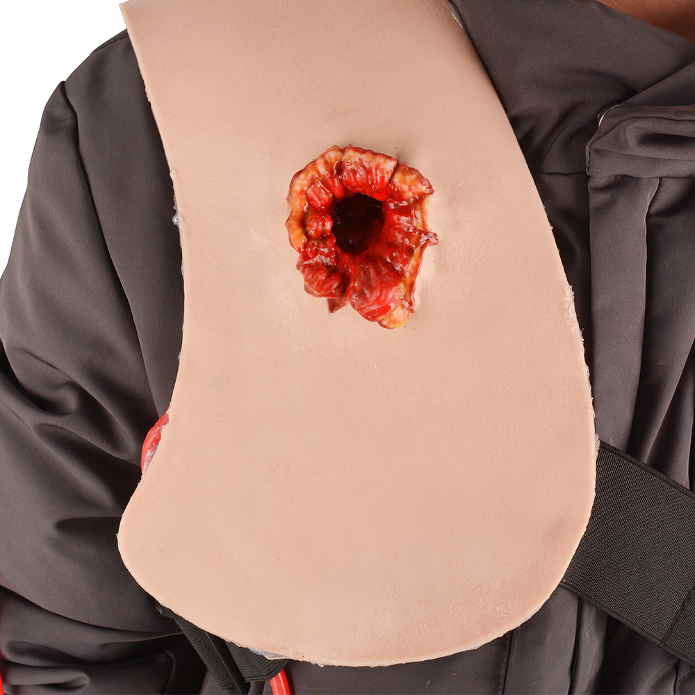 Wearable Chest Bullet Wound Model