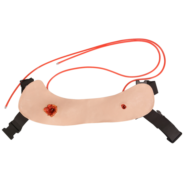 Wearable Chest Bullet Wound Model