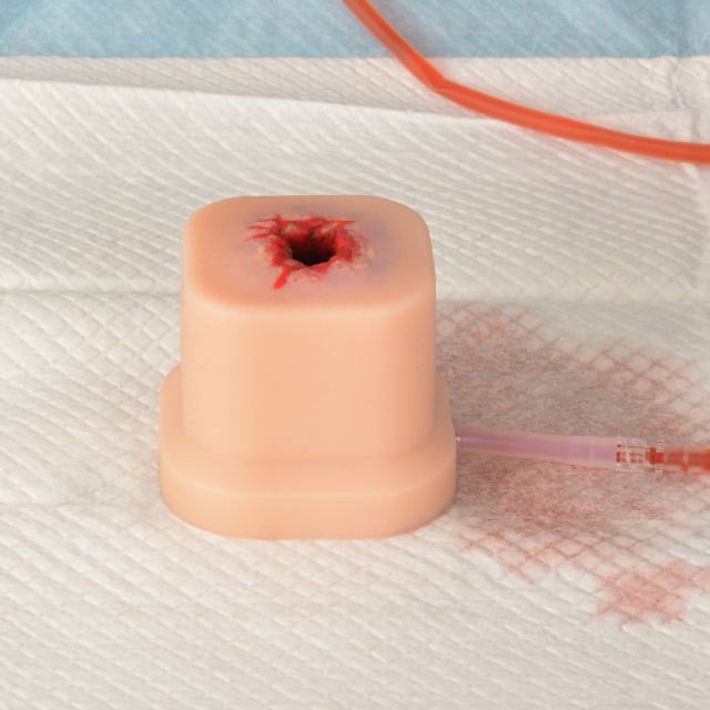 9 mm Silicone Bullet Wound Packing Trainer
