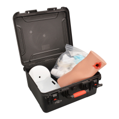 Compact Silicone Through-and-Through Gunshot Wound Model