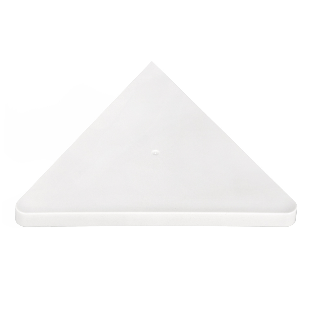 Pharmacy Pill Counting Tray with Spatula, White Triangle Style