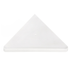 Pharmacy Pill Counting Tray with Spatula, White Triangle Style