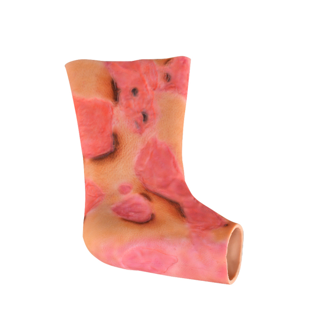 Silicone Sleeve for Ankle Burn Simulation