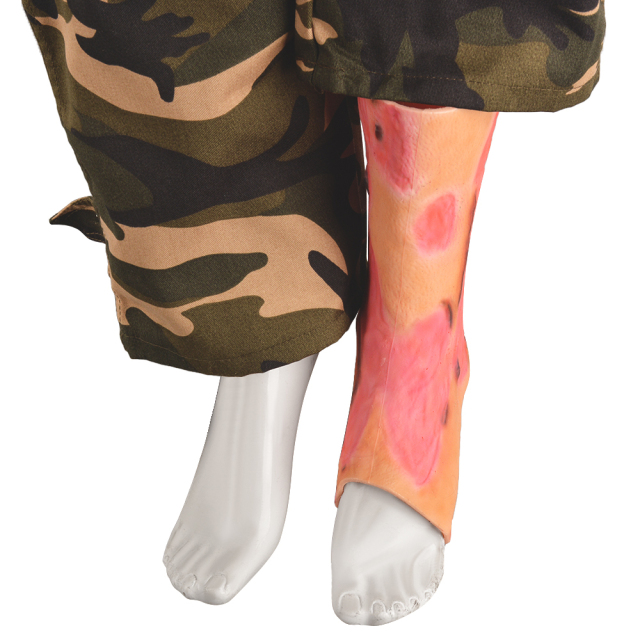 Silicone Sleeve for Ankle Burn Simulation