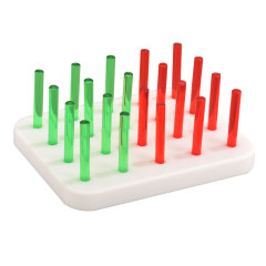 20 Hole Acrylic Pegboard for Finger Dexterity