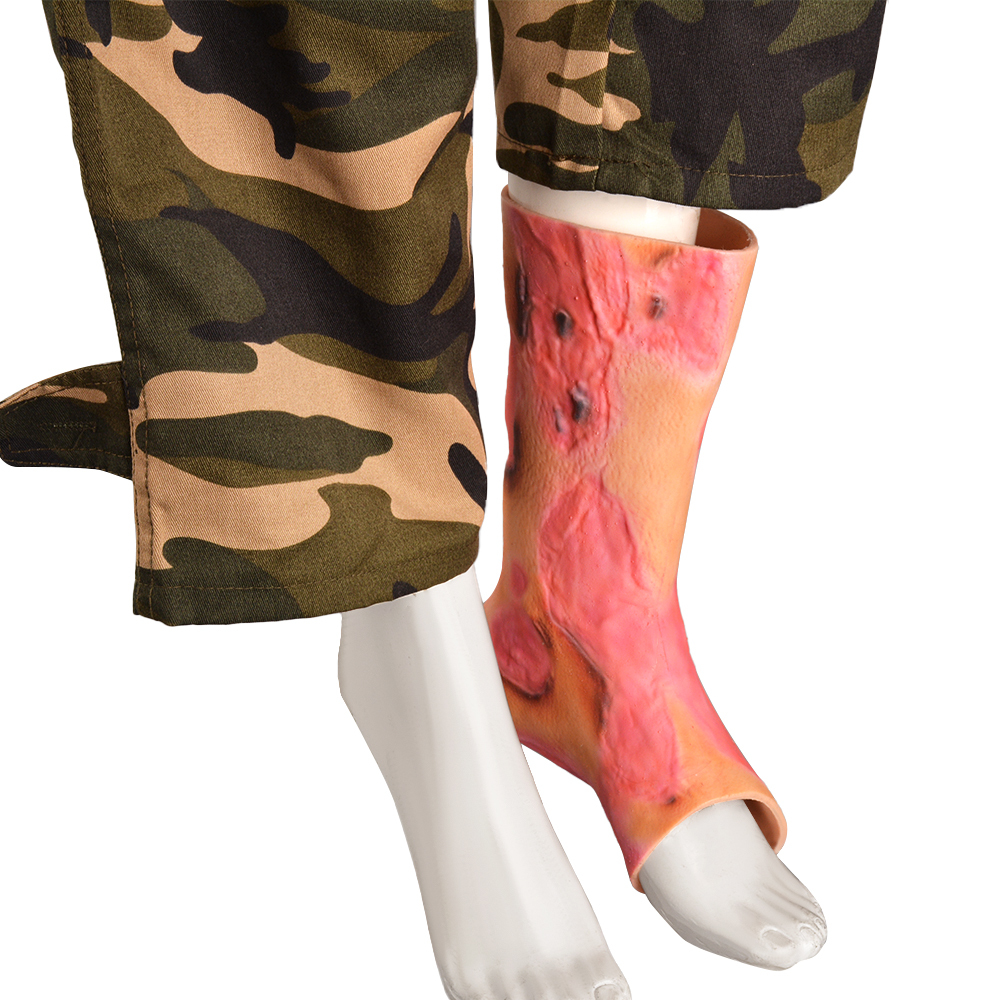 Silicone Sleeve for Ankle Burn Simulation