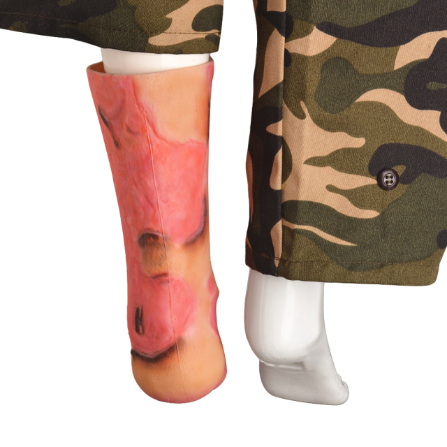 Silicone Sleeve for Ankle Burn Simulation