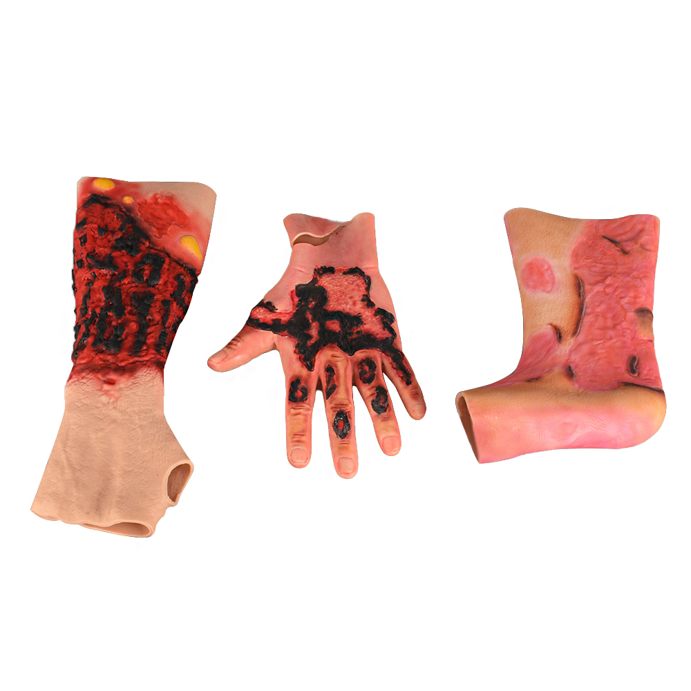Silicone Sleeve for Ankle Burn Simulation