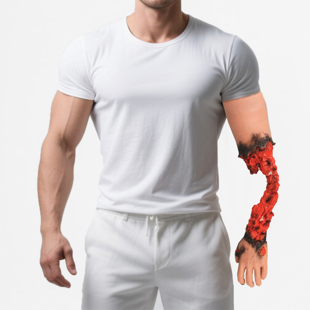 Wearable Left Partial Arm Amputation Simulator