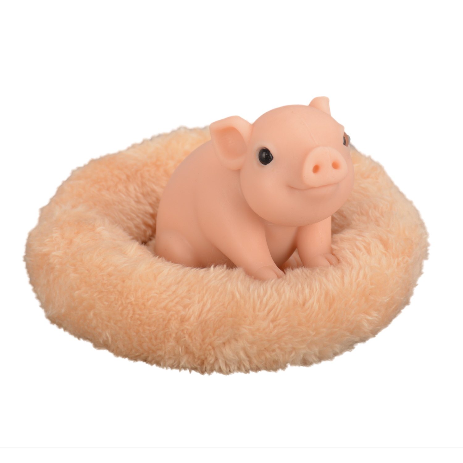 Silicone Reborn Pig Animal Doll Toy, Mini Piggy Model for Birthday Gift & Home Decor