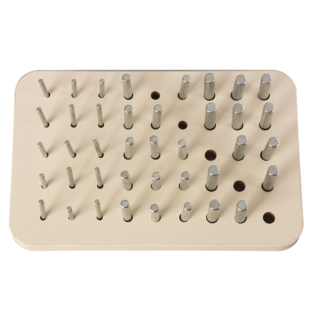 45-Hole Wooden Pegboard for Progressive Hand Therapy Training
