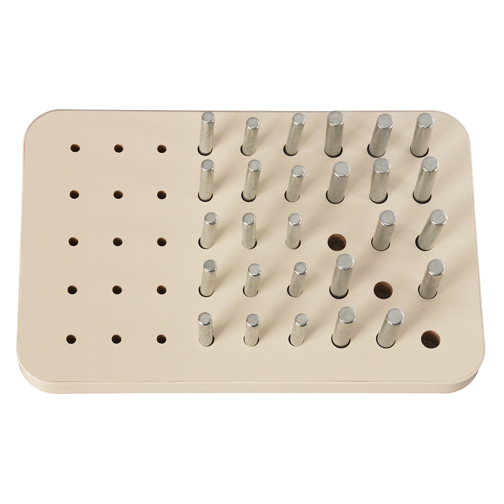 45-Hole Wooden Pegboard for Progressive Hand Therapy Training