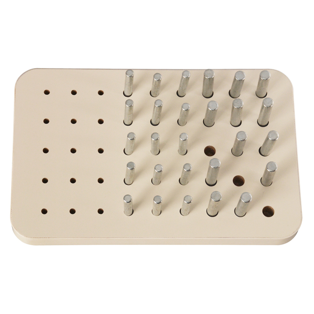 45-Hole Wooden Pegboard for Progressive Hand Therapy Training