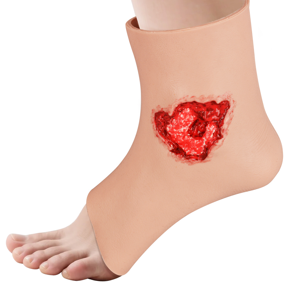 Silicone Sleeve Gunshot Wound Model