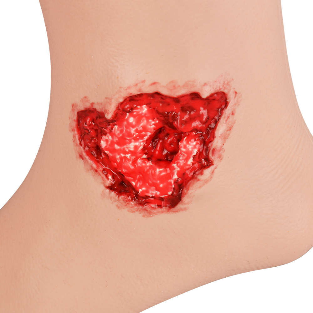 Silicone Sleeve Gunshot Wound Model