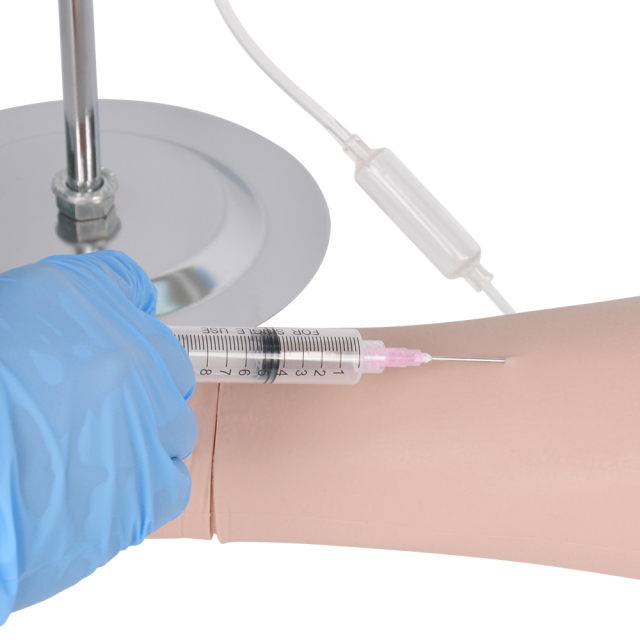 Phlebotomy Practice Arm With Replaceable Skin Design