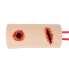 Dual Arm Wound Trainer With Gunshot And Cut Wounds