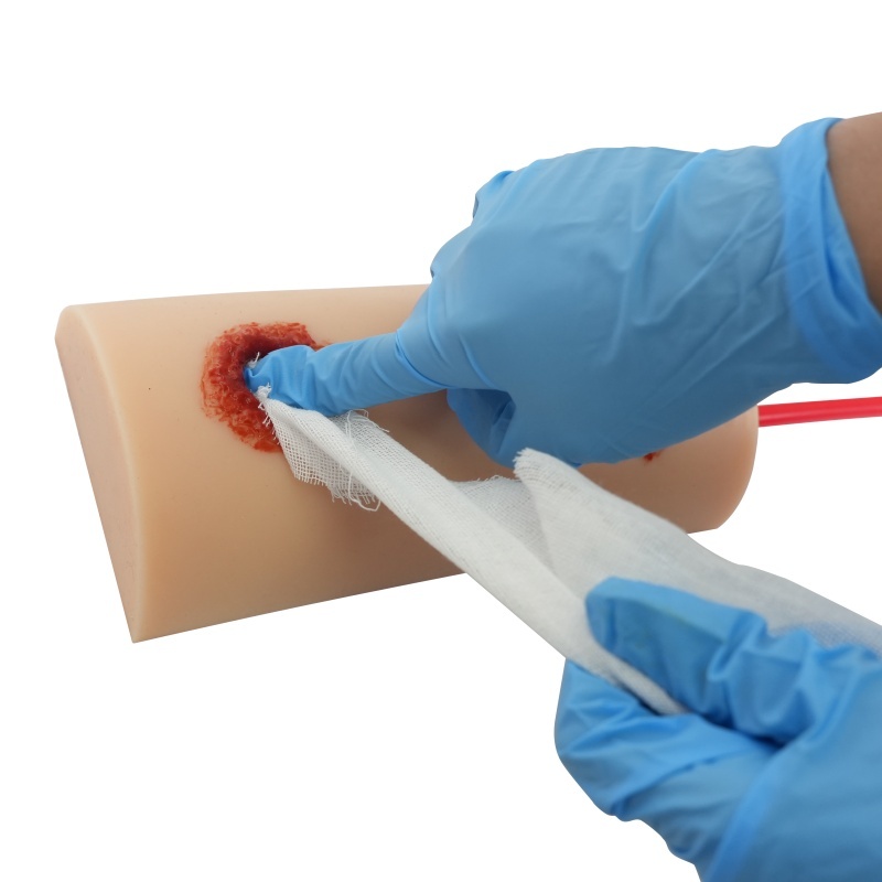 Dual Arm Wound Trainer With Gunshot And Cut Wounds