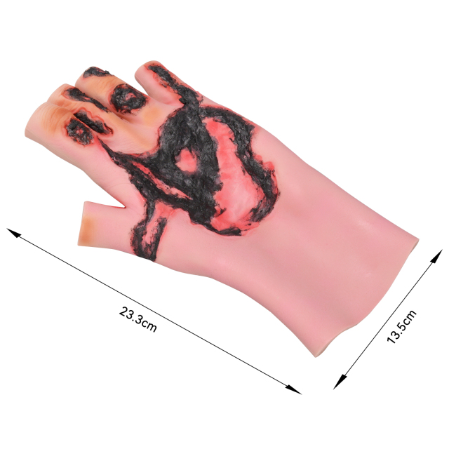 Hand Burn Training Glove (Open-Finger Design)