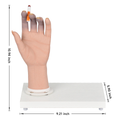 Female Smoking Effects Hand Model Display with Rotating Tray