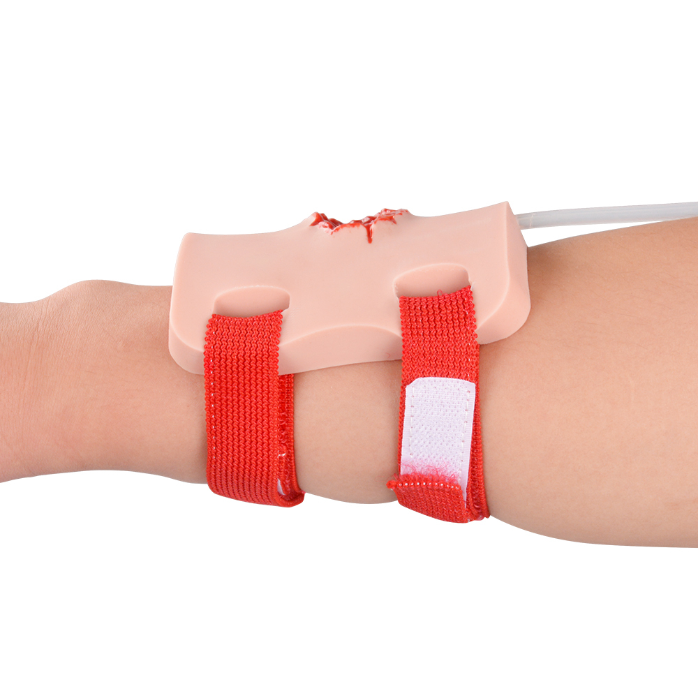 Wearable Bullet Wound Trainer for Hemostasis