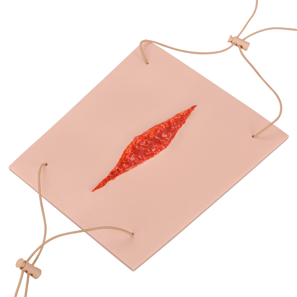 Wearable Laceration Training Model - High Simulation Bleeding Trauma First Aid Practice Tool