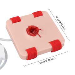 Wearable Bullet Wound Trainer for Hemostasis