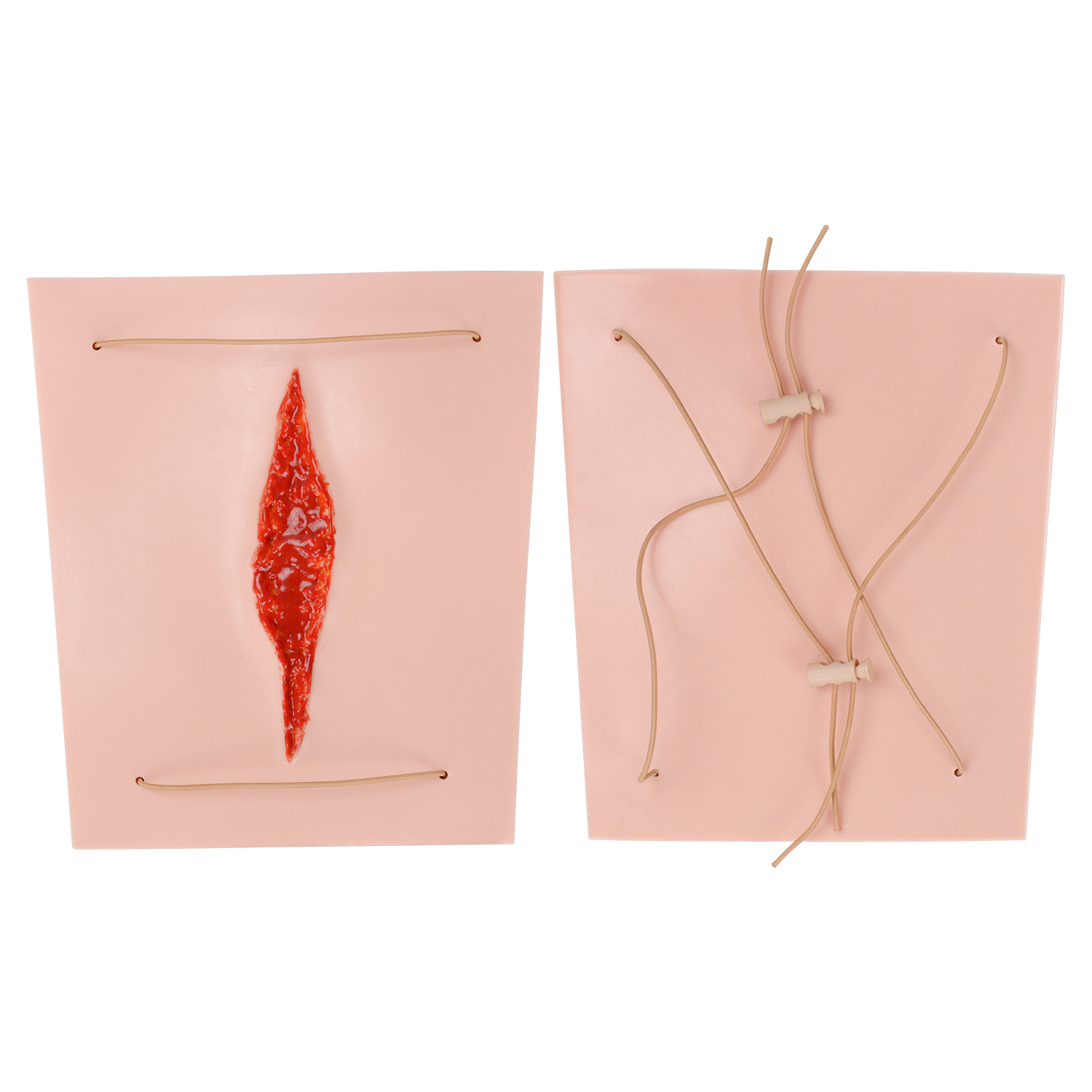 Wearable Laceration Training Model - High Simulation Bleeding Trauma First Aid Practice Tool