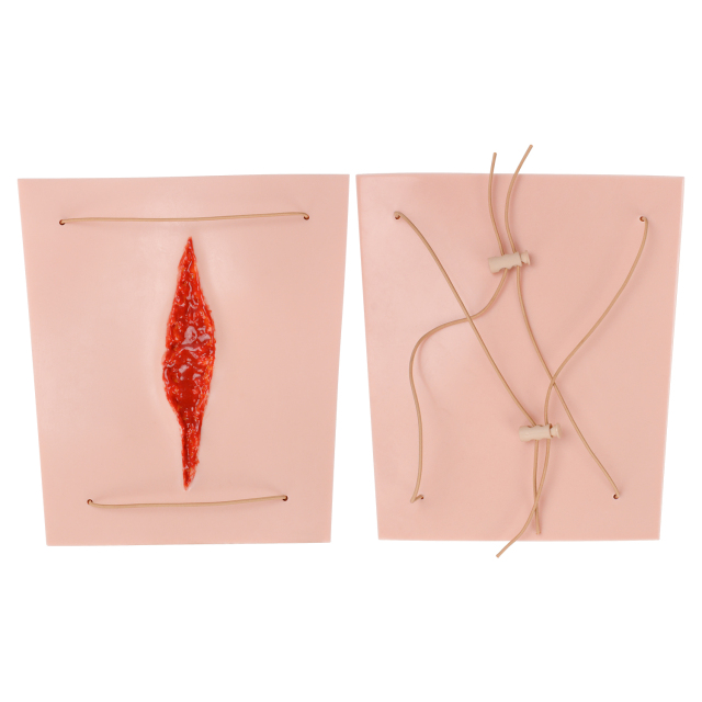 Wearable Laceration Training Model - High Simulation Bleeding Trauma First Aid Practice Tool