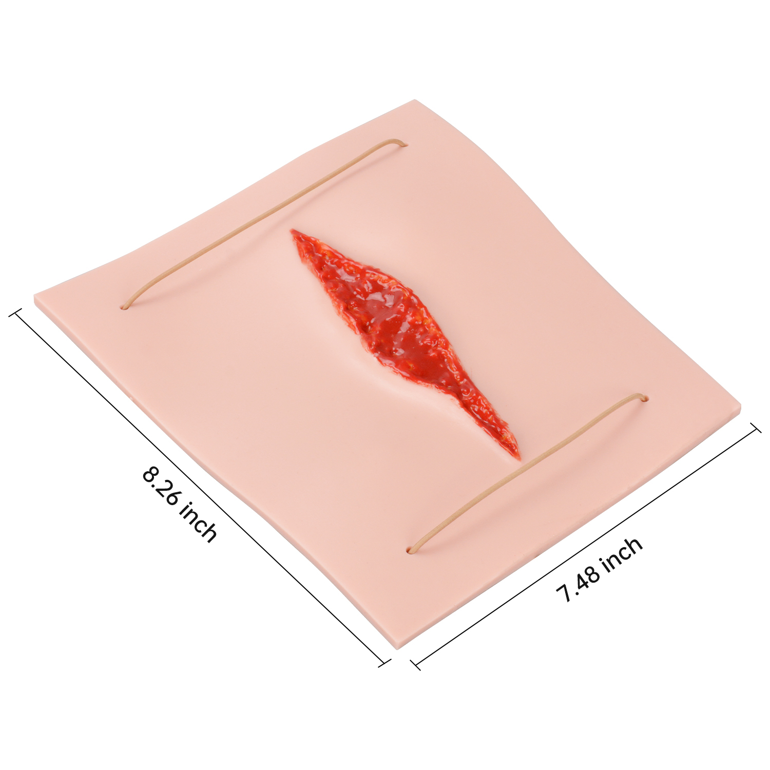 Wearable Laceration Training Model - High Simulation Bleeding Trauma First Aid Practice Tool