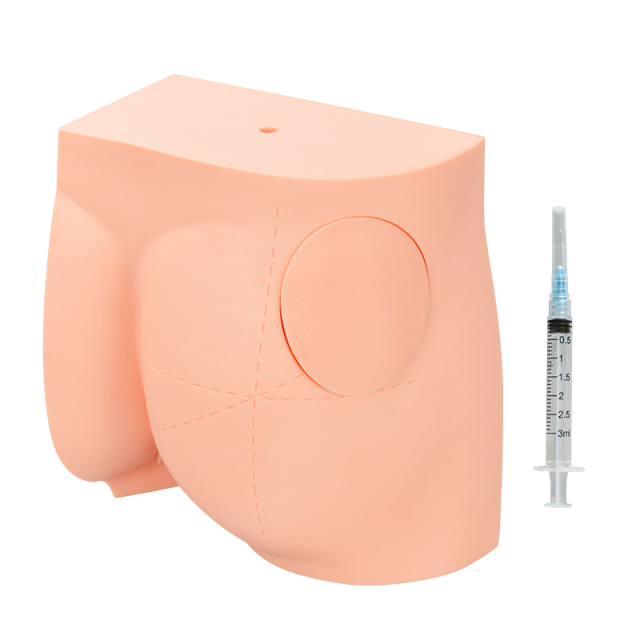 Hip Injection Trainer with Replaceable Pad for Gluteal IM Injection Practice