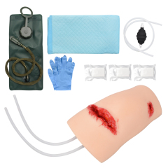 Knee Wound Bleeding Control Training Simulator