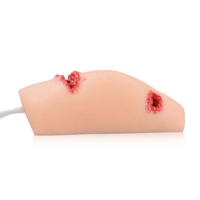 Knee Wound Bleeding Control Training Simulator