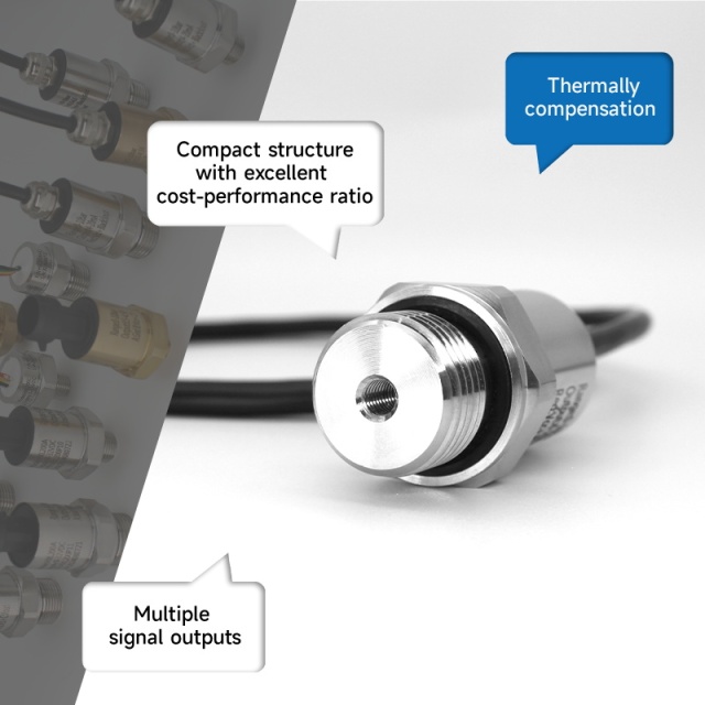 Temperature sensors water pressure transducer 12bar water in oil sensor pressure transmitter