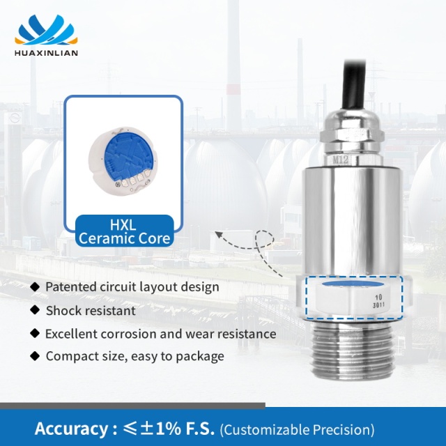 Factory stainless steel ceramic 4-20ma hydraulic water pressure transducer 0-10v pressure transmitter high quality