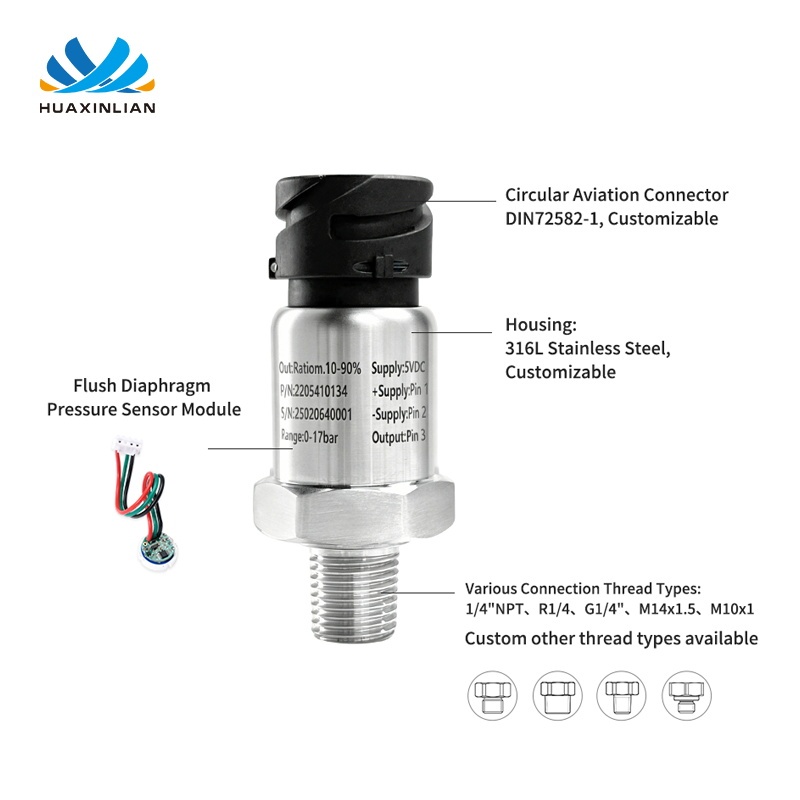 HXL-100E product view for compressor transmitter terminology